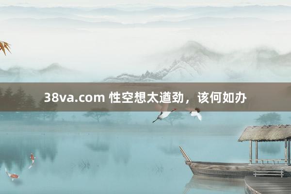 38va.com 性空想太遒劲，该何如办