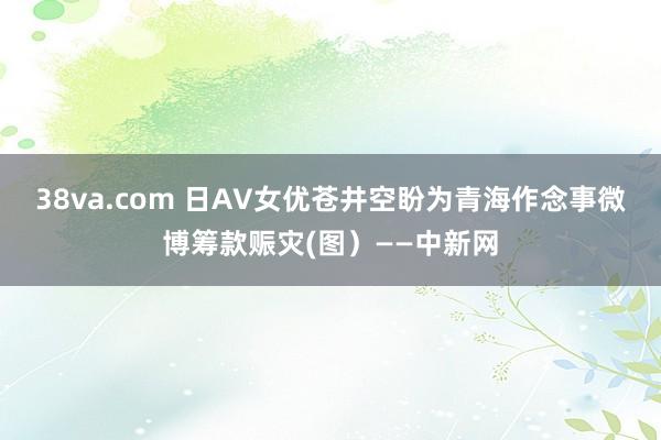 38va.com 日AV女优苍井空盼为青海作念事　微博筹款赈灾(图）——中新网